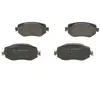 Image de Plaquettes de frein avant (4 pièces) Bosch Bp2350 - 0 986 424 386
