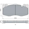 Image de Jeu De Plaquettes De Frein, Frein À Disque Bp2295 Bosch Bosch Bp2295 Bmw