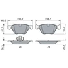 Image de Kit De Plaquettes De Frein, Frein À Disque Bp2405 Bosch Bosch Bp2405