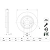 Image de Disque De Frein Bosch Bd2816 Renault