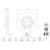 Image de Disque De Frein Bosch Bd2701 Subaru