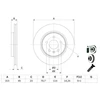 Image de Disque De Frein Bosch Bd2830 Opel;Vauxhall