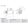 Image de Démarreur 2628 Bosch Bosch 2628 Citroen;Ds;Opel;Peugeot;Vauxhall