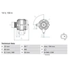 Image de Dynamo 0 986 084 690 Bosch Bosch 0986084690 Nissan;Renault