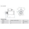Image de Démarreur / Démarreur 0 986 026 410 Bosch Bosch 0986026410 Mazda