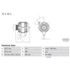 Image de Dynamo 0 986 084 970 Bosch Bosch 0986084970 Hyundai;Kia