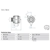 Image de Dynamo 0 986 086 270 Bosch Bosch 0986086270 Fiat