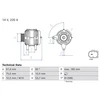 Image de Dynamo / Alternateur 0 986 084 840 Bosch Bosch 0986084840 Bmw