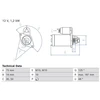 Image de Démarreur / Démarreur 0 986 026 300 Bosch Bosch 0986026300 Hyundai