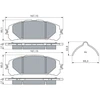 Image de Jeu De Plaquettes De Frein, Frein À Disque Bp3008 Bosch Bosch Bp3008 Lexus;Suzuki;Toyota
