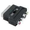 Image de Hama-adaptateur av, prise s-vhs/3 prises rca - connecteur péritel, 4 broches