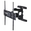 Image de Hama Support Mural TV FULLMOTION inclinable et pivotant pour TV écran Plat Entre 119 cm et 229 cm (47" à 90"), jusqu'à 75 kg de Charge supportée, VESA 800x600, Noir en occasion ou reconditionné