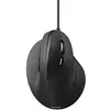 Image de Vertical Ergonomic - Souris verticale - ergonomique - pour droitiers - optique - 6 boutons - filaire - USB - noir