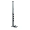 Image de Organiseur sur pied pr aspirateur sans fil, 29,5x22x128cm, argt/noir