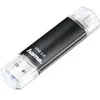 Image de Clé USB Laeta Twin, USB 3.0, 128 GB, 40 MB/s, noire, emballage fin