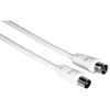 Image de Cordon d'antenne, fiche coax . mâle - fiche coax . fem ., 1,5m, 75dB, blc