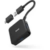 Image de Hama Hub USB, 4 Ports, USB 3.2 Gen1, 5 Gbit/s, avec Adaptateur USB-C, Métal, Noir en occasion ou reconditionné