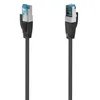 Image de Hama Câble Réseau RJ45 (Câble Ethernet Cat 6a, 10 Gbit/s, blindé S/FTP, 15m, Garantie 10ans, Idéal pour PC, ordinateur portable, téléviseur, console de jeux, routeur, commutateur, hub) Noir en occasion ou reconditionné