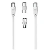 Image de Kit de raccordement d'antenne, cord . d'ant ., 10m, 2 adapt . coax ., 3 p .