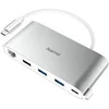Image de Adaptateur multiport USB-C, 8 ports, 3 x USB-A, USB-C, VGA, HDMI, LAN