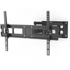 Image de Hama Support Mural TV Inclinable Pivotant Téléscopique Garantie 10ans (TV 32 à 84 Pouces, 50kg, VESA jusqu'à 600 x 400, 150°, 3 articulations, Support Extensible, Cache Cables, Chevilles Fisher) Noir en occasion ou reconditionné