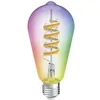 Image de Hama Ampoule Connectée WIFI E27, Ampoule Vintage Filament ST64, Spiral Déco RVBB, 2700-6500K, Ampoule Smart Intelligente, Matter, Ampoule Alexa/Google Home, 4.9W, 470lm, Dimmable, cde voc+appl en occasion ou reconditionné