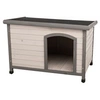 Image de Niche Classic toit plat M-L: 104 x 72 x 68 cm . grise. pour chiens . - - TR-39562