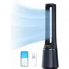 Image de Midea MFP-120i (BL) Ventilateur tour 2 en 1, silencieux, 38 dB, H13, True HEPA sur écran LED 47,6  , télécommande, oscillation, minuterie 12 h, compatible avec application de connexion sans fil, en occasion ou reconditionné