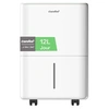 Image de Déshumidificateur Portable 12L/Jour, 3 Modes au Choix, Réservoir Amobile 2,5L, Drainage Continu, Minuterie 24h- 20 à 35?