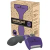 Image de FURMINATOR Outil de Toilettage pour Chat à Poils Longs de Moyenne à Grande Taille   Brosse Anti-mue M/L à Manche Ergonomique - Elimine 90% des Poils Morts - Nettoyage en 1 clic - Emballage Recyclable en occasion ou reconditionné