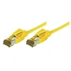 Image de Cordon Patch Rj45 S/ftp cat 6a Lsoh Snagless Jaune- 3 m