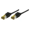 Image de Cordon Patch Rj45 S/ftp cat 6a Lsoh Snagless Noir- 5 m