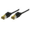 Image de Cordon patch rj45 s ftp cat 6a lsoh snagless noir- 0,30 m tecline 722003s