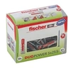 Image de Boîte de 50 chevilles bi-matière - DUOPOWER 5x25 S - Avec vis - Boite à fenêtre
