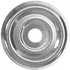 Image de Rosace plate grise Fischer 25 mm 20 pièces