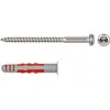 Image de Fischer Group Vis Et Cheville Duo Seal 6x38 Mm S A2 50 Unités