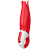Image de Vibromasseur Power Flower - 18.5 x 5 cm rouge