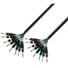 Image de Cables K3L8PP0300 Série 3 Star Câble Multipaire 8 x Jack 6,35 mm Mono vers 8 x Jack 6,35 mm Mono 3 m