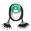 Image de Cables KMCO5XMPPM38 Câble Multipaire 8 x XLR mâle vers 8 x jack 6,3 mm stéréo, 5 m