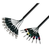 Image de 3 Star Câble multiconducteur 8 x XLR femelle vers 8 x Jack stéréo 6,3 mm