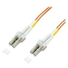 Image de - Cordon de raccordement - LC multi-mode (M) pour LC multi-mode (M) - 1 m - 1 m - fibre optique - duplex - 50 / 125 microns - OM4 - sans halogène -
