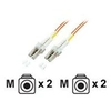 Image de ECOFIBER - Câble réseau - LC multi-mode (M) pour LC multi-mode (M) - 5 m - 5 m - fibre optique - 50 / 125 microns - beige