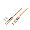 Image de - Câble réseau - SC multi-mode (M) pour SC multi-mode (M) - 0.5 m - fibre optique - 50 / 125 microns - OM3 - sans halogène - turquoise