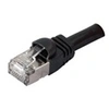 Image de Cordon RJ45 VoIP catégorie 6 S/FTP snagless noir - 10 m