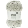 Image de Découvrez la Polyvalence de la Pelote de Laine Basic Super Big Tweed Aran 400GR de(...) - Blanc (01)