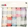 Image de Minis pelotes de coton à tricoter 10 x 10gr - VINTAGE -(...) - 02 Multicolore