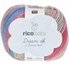 Image de Fil à tricoter Rico RICO BABY DREAM LUX TOUCH -(...) - 07 Rouge/lilas