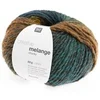 Image de Pelote de laine à tricoter CREATIVE MELANGE CHUNKY -(...) - 053 cannelle-azur