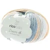 Image de Fil à tricoter Rico RICO BABY DREAM LUX TOUCH -(...) - 13 Petrole/jaune