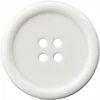 Image de Carte de 4 boutons rebord 4 trous 15mm -(...) - Blanc
